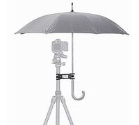 Entatial Porte Parapluie Pince Parapluie pour Appareil Photo pour trépied caméra extérieure trépied Porte-Parapluie Clip Support Pince Type c éclairage Parapluie Pince Photographie Accessoire