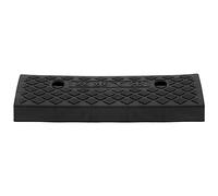 Entatial Rampe de Trottoir de 5 cm, Rampe de Chargement en Plastique Noir, Durable pour Quai de Chargement et Allée de Voiture