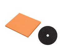 Entatial Stabilisateur CD DVD en Fibre de Carbone, stabilisateur CD DVD Non magnétique réduit Le Bruit précis pour Le Lecteur de Plateau supérieur(Le Noir)