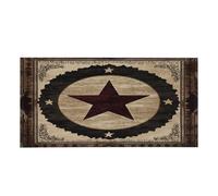 Entemne 1 housse de lumière fluorescente vintage drapeau du Texas magnétique pour plafonnier diffuseur filtre anti-éblouissement pour salle de ureau, éclairage de maison, 120 x 60 cm