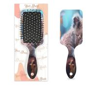 Entemne Brosse à cheveux pour femmes, hommes, filles, garçons, mignon, koala endormi, brosse de massage du cuir chevelu, peigne à coussin d'air pour cheveux secs et humides démêlant, brosses à cheveux