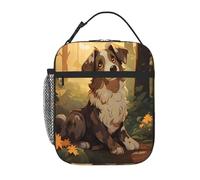 Entemne Forest Tree Sac à déjeuner isotherme pour enfants, hommes et femmes, petit sac isotherme résistant à l'eau et aux fuites, pour le travail, le pique-nique, l'école