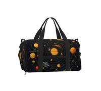Entemne Sac de sport avec compartiment à chaussures pour homme et femme - Léger et résistant à l'eau, Espace Univers du système solaire, 45x23x25cm, Classique