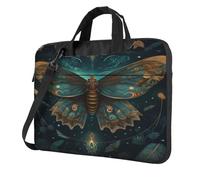 Entemne Sac pour ordinateur portable 13/14/15,6 pouces - Motif attrape-rêves papillon - Pour homme et femme - Léger et résistant à l'eau - Sac à bandoulière, multicolore, 15.6 inch