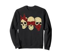 Entendre voir parler sans méchant crâne de gangsters Sweatshirt