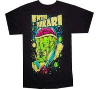 Enter Shikari Brain Cartoon Head T Shirt Black L