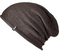 Enter the Complex® Léger Bonnet en Laine Mérinos, Bonnet Souple Tricoté Épaisseur Unique, 100% Laine Mérinos, Hommes et Femmes, Taille Unique, Brun