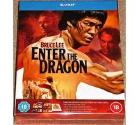ENTER THE DRAGON LIMITED EDITION COLLECTORS SET / REGION FREE BLU RAY / IMPORT /INCLUDES BOOKLET / POSTER / IRON ON PATCH / ART CARDS