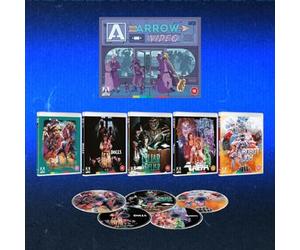 Enter the Video Store: Empire of Screams - 5-Disc Box Set ( Ragewar / Dolls / Cellar Dweller / Arena / Robot Jox ) ( The Dungeonmaster / Dolls / Cellar D [ Blu-Ray, Reg.A/B/C Import - United King