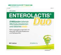 Enterolactis Duo - Contient des bactéries lactiques et de l'inuline - 20 sachets