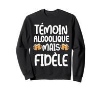Enterrement de vie de garçon cadeau témoin mariage homme Sweatshirt