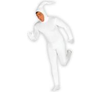 Enterrement de vie de garçon Costume fun Idées amusantes Fête Gag Event Unique Surprise, Taille : 52 - 54 (L) Couleur : Blanc