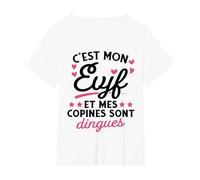 Enterrement de Vie Jeune Fille EVJF Humour Mariée T-Shirt