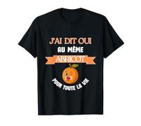 Enterrement Vie de garçon J'Ai Dit Oui même Abricot EVG T-Shirt