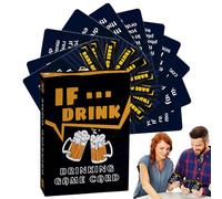 Entertaining Family Game, Adult Card Challenge, Drinking Cards with Easy Rules Feature, Bar Games Set for Friends and Guests, Gathering Game with Colorful Style, Card Accessories for Dorm and Parties
