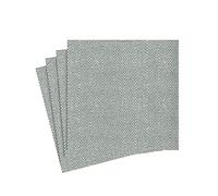 Entertaining with Caspari 9762CG Jute Paper Linen Napkin Cocktail, Charcoal, 15-Pack