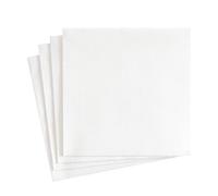Entertaining with Caspari Lot de 15 serviettes de table en papier 100LG - Blanc