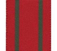 Entertaining with Caspari Ruban rouge à rayures vertes, 3,8 cm x 8 m, 1 rouleau