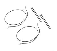 Entgoinggo 1501123MA Câble spirale de rechange pour souffleuse à neige Murray à deux étapes, ensemble de câbles d'embrayage pour souffleuse à neige robuste et résistant aux intempéries avec 2 câbles