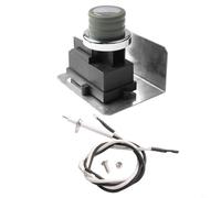 Entgoinggo 65737 Kit d'allumage pour barbecue avec fil de terre et bouton de rechange pour barbecue de luxe pour la cuisine en plein air et l'installation de barbecue dans le jardin