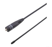 Entgoinggo Antenne fouet flexible SMA-F double bande 38 cm avec gain de 2,15 dBi pour NA-771 VHF/UHF 136-174 MHz 400-480 MHz Radio portable Communication extérieure