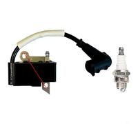 Entgoinggo Bobine d'allumage de rechange haute tension, pour tronçonneuse MS270 MS280 MS270C MS280C MS280C Module d'allumage OEM 11334001350, pour un démarrage fiable du moteur (B)