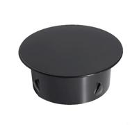 Entgoinggo Bouchon de vidange de sol, protection de gouttière ronde en acier inoxydable pour balcon, cheminée et poêle d'égout (130 mm)