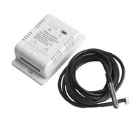 Entgoinggo Capteur de température intelligent pour application Tuya WiFi RF433 Thermostat Contrôleur avec télécommande, minuterie, calendrier et statistiques d'électricité AC 85-250 V (20 A avec câble
