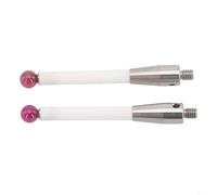 Entgoinggo CMM Lot de 2 tiges de sonde tactile A-5000-3709 avec pointe à bille Ru pour outils d'inspection et de mesure du travail des métaux