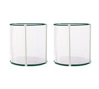 Entgoinggo Couverture en maille pour plantes - Pliable - Filet anti-insectes - Transparente - Isolation hivernale - Pour observation de la croissance des plantes (30 x 29 cm)