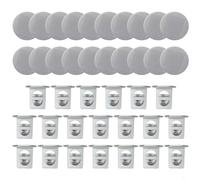 Entgoinggo Cubes de culture réutilisables en polypropylène pour plantes Gardyn System pour capsules avec couvercles pour plantes d'intérieur et herbes aromatiques, ensembles de médias oxygénants pour