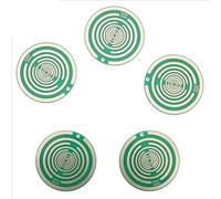 Entgoinggo Disque d'énergie de polarisation à cinq éléments, avec technologie d'oscillation multi-fréquence, pour soulager la douleur et le bien-être naturels, sans externe (vert)