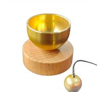 Entgoinggo Ensemble de mini bols chantants pour la méditation et le yoga, bol sonore en métal pour la pleine conscience, la relaxation et les pratiques spirituelles, carillon portable pour la maison