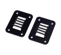 Entgoinggo Ensemble de support de boîtier d'interrupteur à bascule en métal pour interrupteurs à bascule avec vis, support électrique pour véhicule, bateau, camping-car, camion et bus, installation