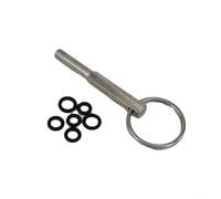 Entgoinggo Ensemble d'outils de réparation de machine à café en acier inoxydable avec entretoises en caoutchouc, pour AEG, Capresso, Krups, Franke, porte-clé