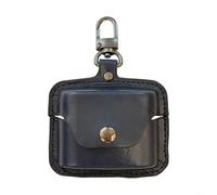 Entgoinggo Étui pour écouteurs Sony WF-1000XM6 - Couverture complète en cuir avec mousqueton en métal - Coupe ajustée - Résistante aux chocs - Pour voyage et usage quotidien - Bleu foncé