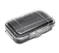 Entgoinggo Étui rigide pour équipement de survie, boîte à outils étanche et résistante aux chocs avec soupape de décompression portable, équipement de camping, protection pour randonnée et plein air