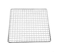 Entgoinggo Grille de barbecue en acier inoxydable 304 pour Weber et NAPOLEON Grille carrée pour feu de camp, cuisine en plein air, camping et barbecue à la maison (30 × 25)