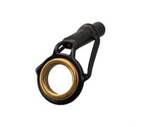 Entgoinggo Guide supérieur de pointe de canne à pêche, pour kit de réparation d'anneaux, avec cadre en acier inoxydable et insert en céramique, pour outils d'entretien de bâtiment de bâtiment, pour