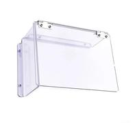 Entgoinggo Housse de protection contre la pluie pour serrure électrique - Étanche - Pour contrôle d'accès et systèmes de portes mécaniques - Bouclier acrylique contre les dommages causés par les