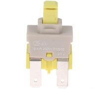 Entgoinggo Interrupteur à bouton-poussoir autobloquant 16 A 250 V 4 broches pour E-Switch PA512C Heavy Duty Power Button pour lave-vaisselle et aspirateur pièces de réparation