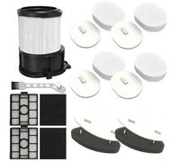 Entgoinggo Kit d'accessoires pour aspirateur Shark PowerDetect - Brosse de rechange et filtre avec préfiltres en mousse HEPA pour nettoyeurs IP3251EUT IP3225EUT IP3251C IP3252