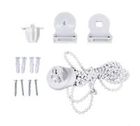 Entgoinggo Kit d'accessoires pour store enrouleur avec chaîne à perles de 3 m - En plastique - Pour stores et stores