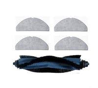 Entgoinggo Kit de brosse principale de rechange et serpillère pour Eufy G50 pour hybride L60 pour rouleau SES hybride avec design en forme de V pour poils d'animaux et nettoyage des sols durs (A)