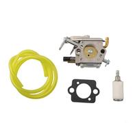 Entgoinggo Kit de carburateur, pour tronçonneuse McCulloch 3516 3200 3205 3210 pièces de rechange, pour moteur 32Cc 35Cc 38Cc Modèles CS6MHO35UB24RA Construction en acier
