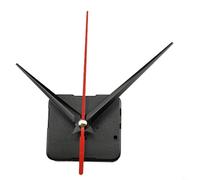 Entgoinggo Kit de mécanisme d'horloge à quartz silencieux, avec long axe, pour réparation et remplacement d'horloge murale, mouvement précis, pour cadrans en bois de 8 à 12 mm d'épaisseur