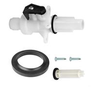 Entgoinggo Kit de valve d'eau de toilette pour camping-car Thetford pour Aqua Iv modèles hauts et bas - Pièce de rechange en plastique pour caravane - Installation facile