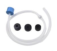 Entgoinggo Kit d'extension de distributeur de savon en silicone avec valve anti-retour pour évier de cuisine - Tube flexible avec couvercles de bouteilles pour un remplissage facile et un design