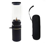 Entgoinggo Lanterne à gaz de camping avec sac de rangement, lumière extérieure portable pour la randonnée et la pêche, lampe de tente d'ambiance lumineuse utilisant un réservoir à cassette (avec boîte