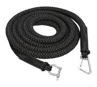 Entgoinggo Ligne d'ancrage élastique de qualité marine avec fermeture en acier inoxydable flottant absorbant les chocs pour kayak, canoë pour jet ski et amarrage de petits bateaux (E)